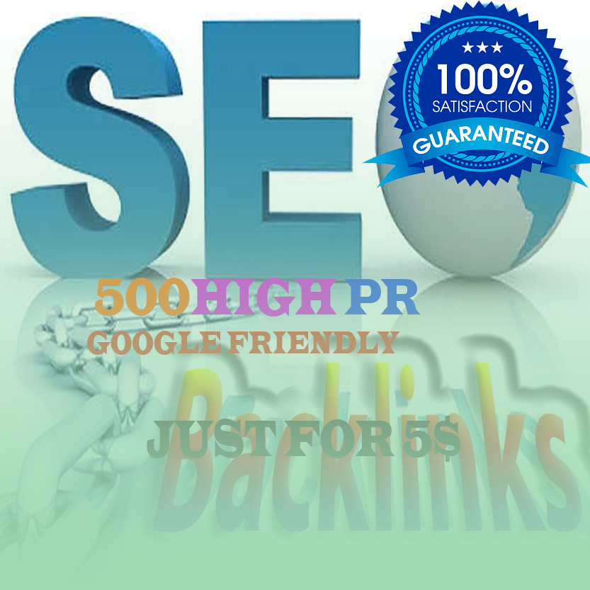 I will create 500 DO-follow high PR4-PR7 Backlinks fo...