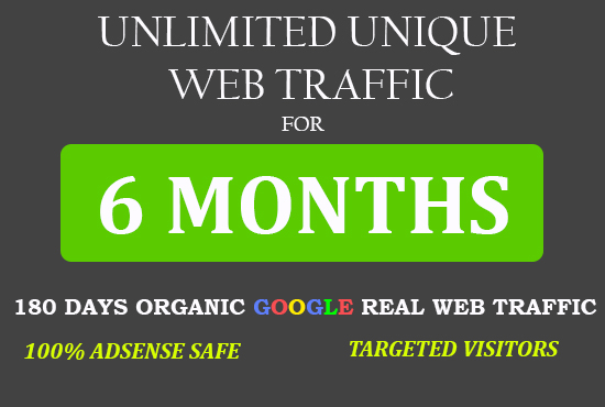 Drive UNLIMITED UNIQUE QUALITY web Traffic
