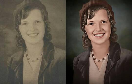 Restore/Renew your old photo, Coloring your black and...