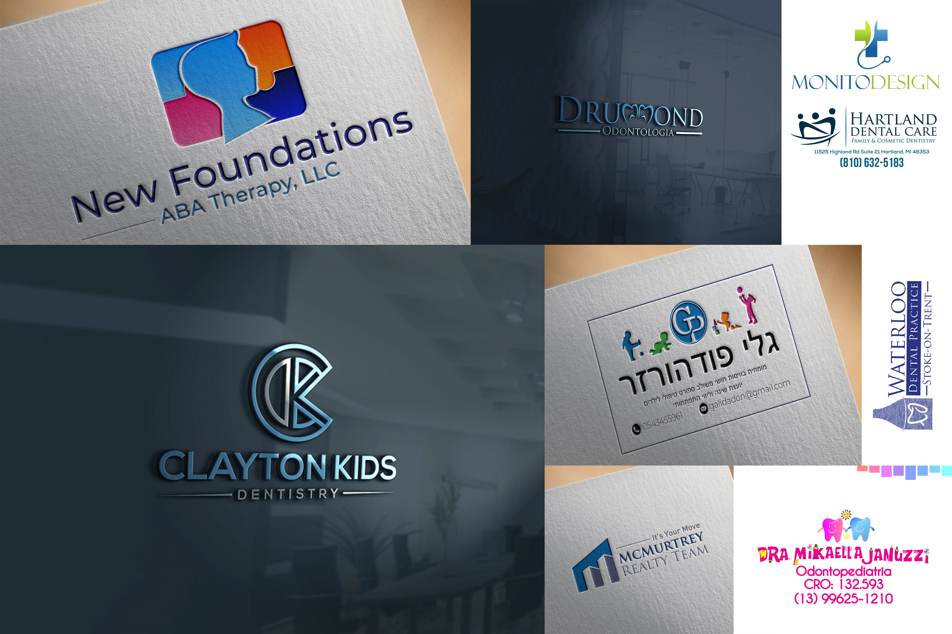 I will do a professional unique dental logo