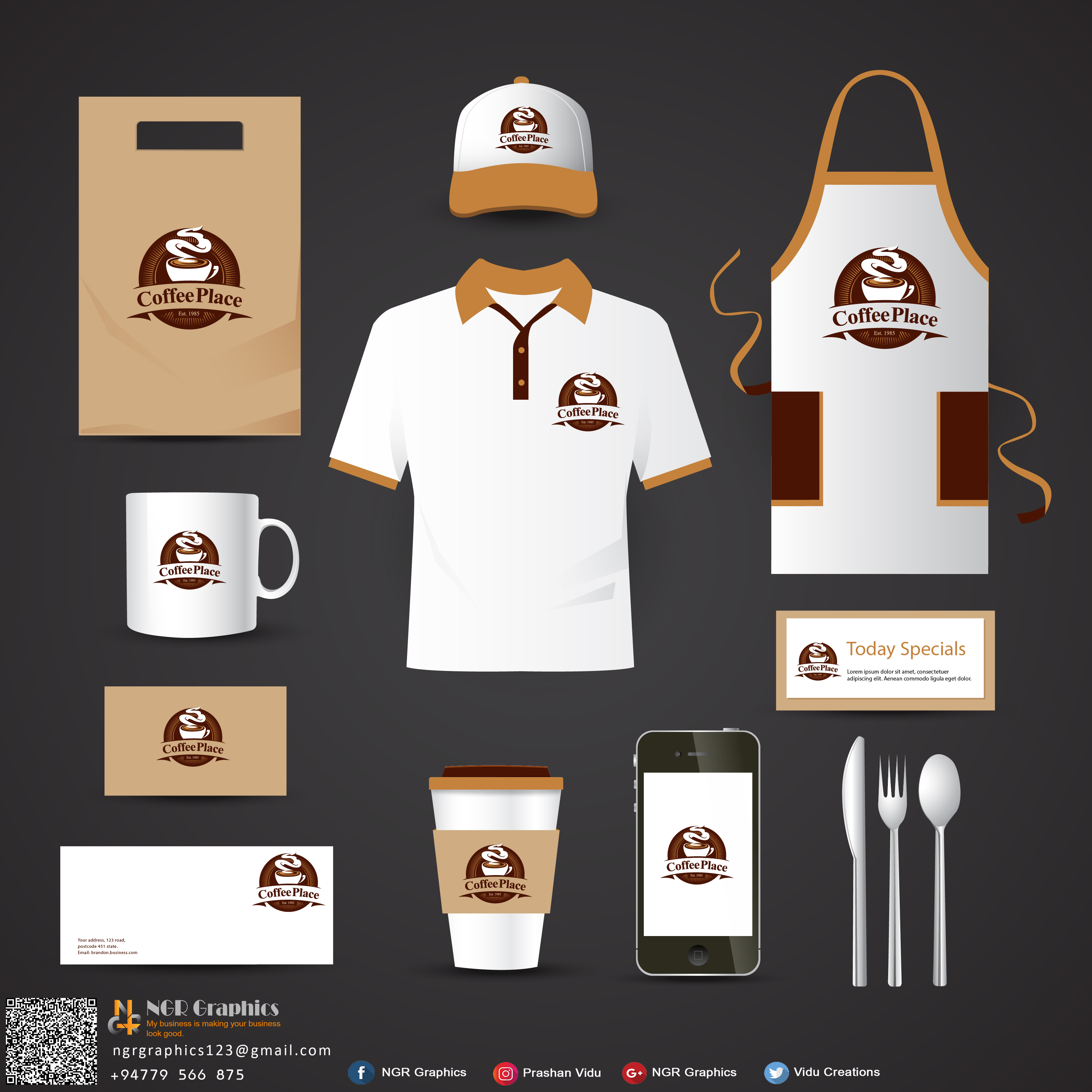 I will do Professional and simple Branding logo desig...