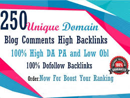 I will do 250 unique domain blog comments dofollow Hi...