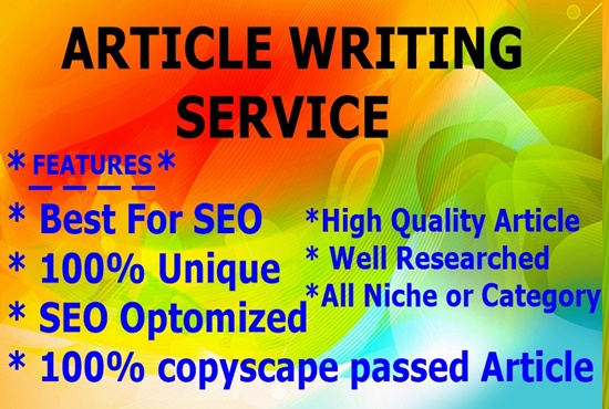 500+ Words Article Writing-Content Writing-Blog Writi...