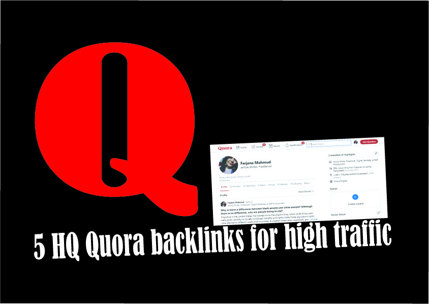 Boost your domain with 5 HQ Quora Backlinks for high ...