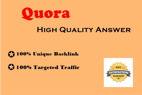 provide your website with 30 High Quality Quora answe...