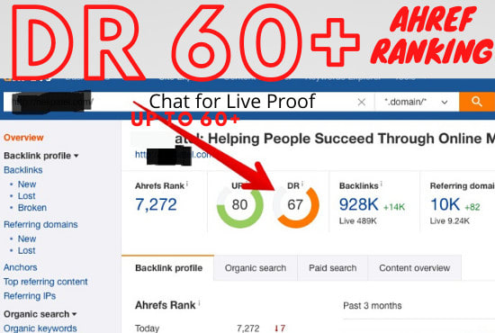 I wil create HIgh Quality Authority Backlink and Incr...