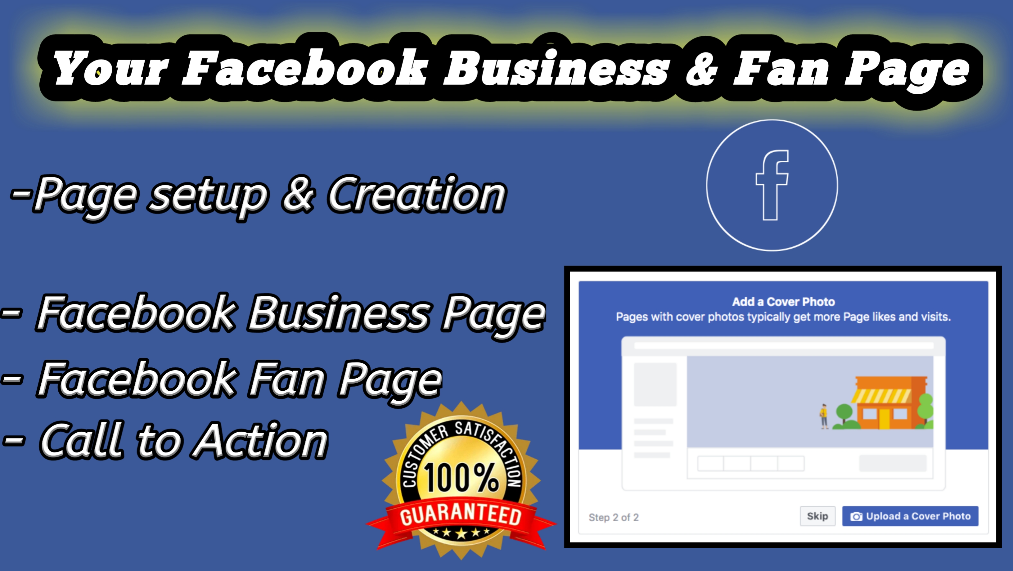 Create, setup Fb business Page