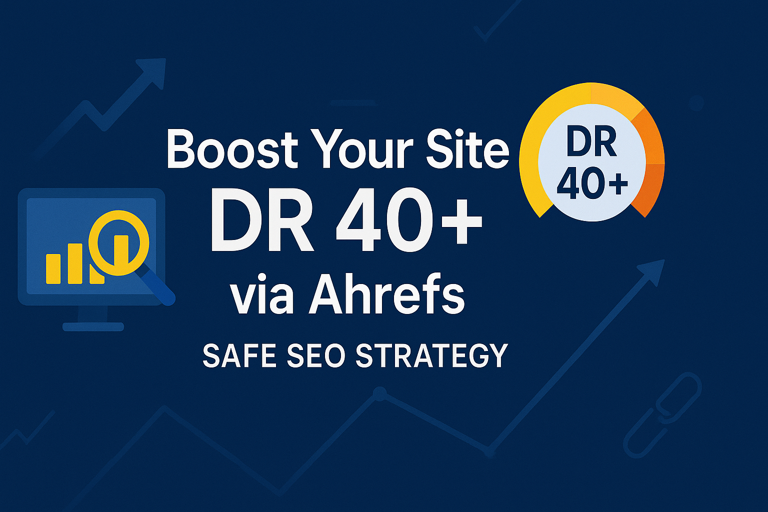 Boost Your Site DR 40+ via Ahrefs Safe SEO Strategy