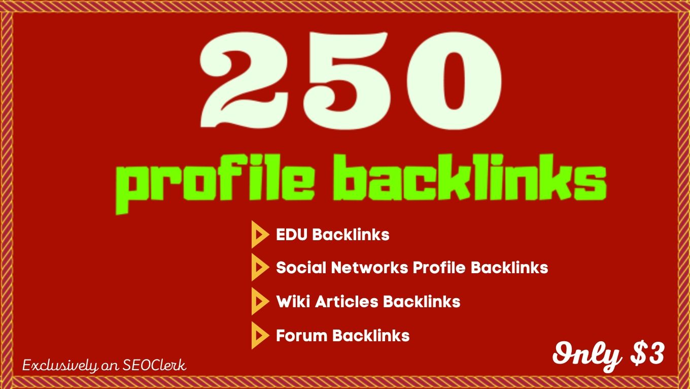 250 SEO backlinks white hat manual link building serv...