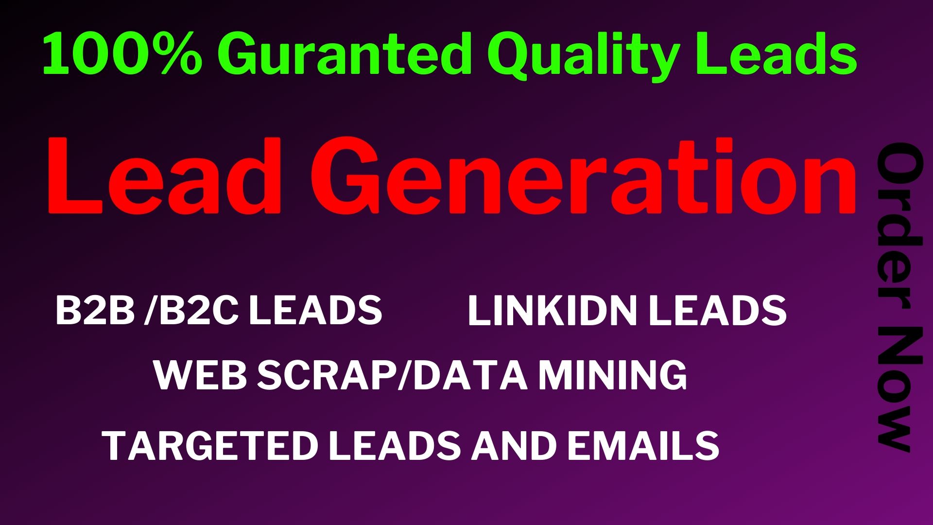 I will do b2b lead generation and find targeted busin...