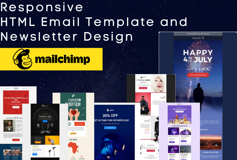 I will design responsive HTML email and newsletter te...