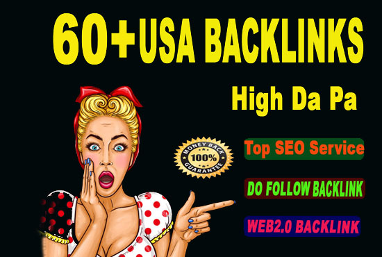 Do 60 USA high da profile backlinks, safe SEO link b...
