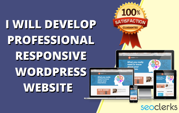 I will develop wordpress website design or blog profe...