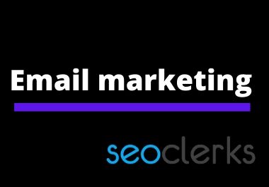 I will send email blast for your business campaign