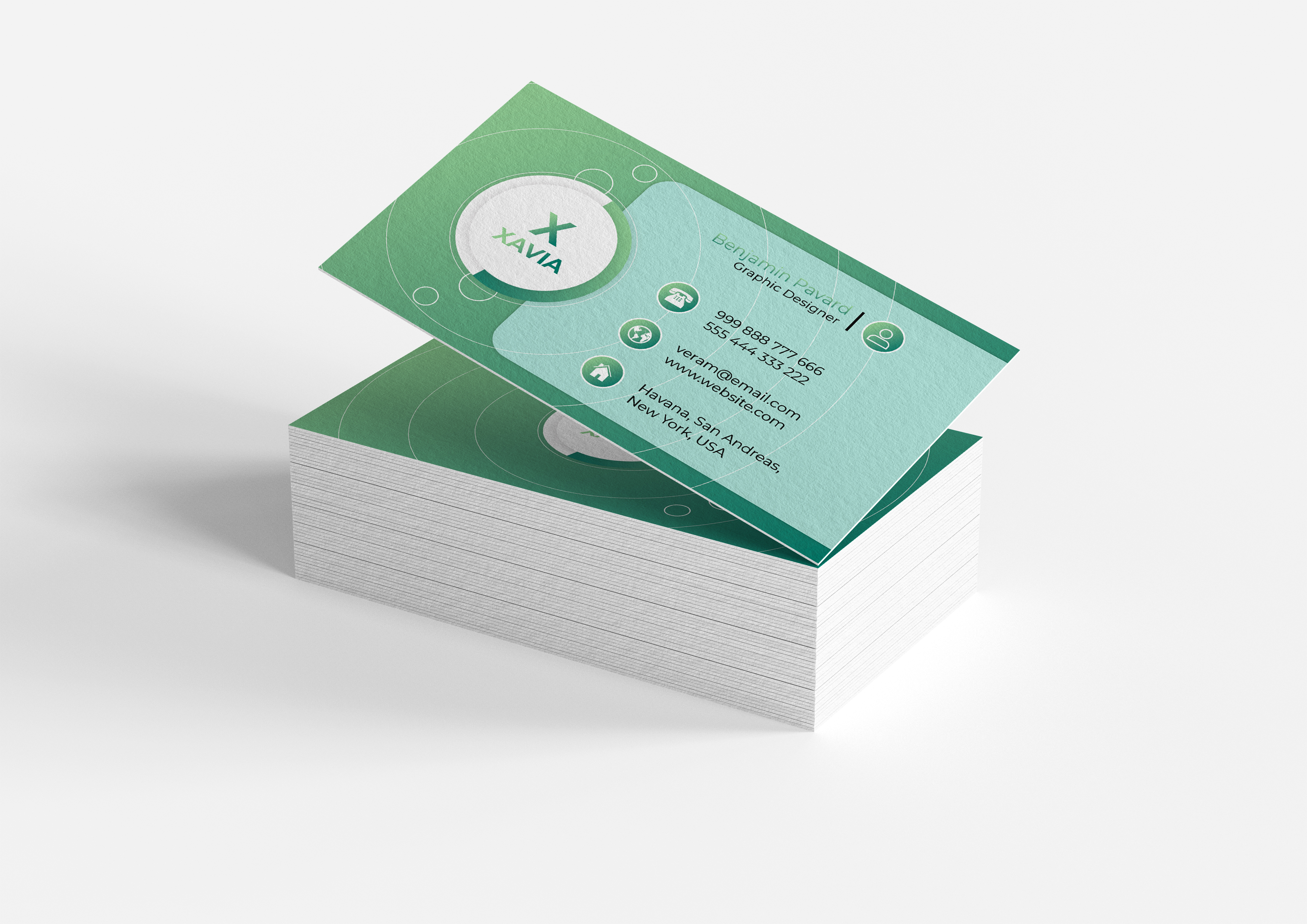 Unique professional business card design