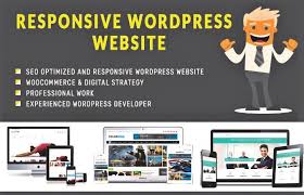 i will design and develop a responsive wordpress webs...