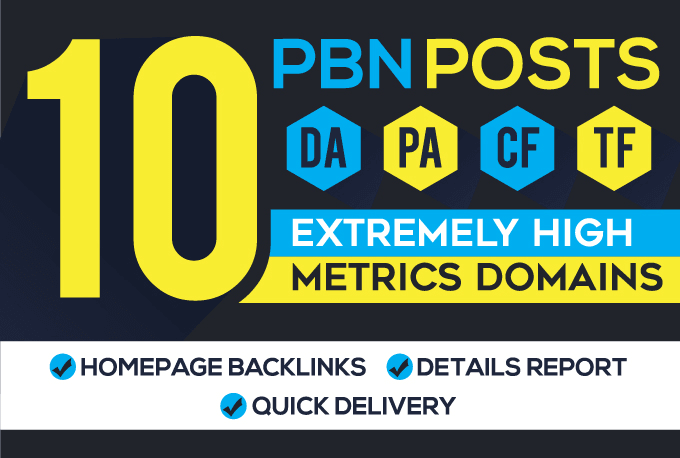 Build 10 Backlink with high DA30+ PA 40+, DOFOLLOW U...