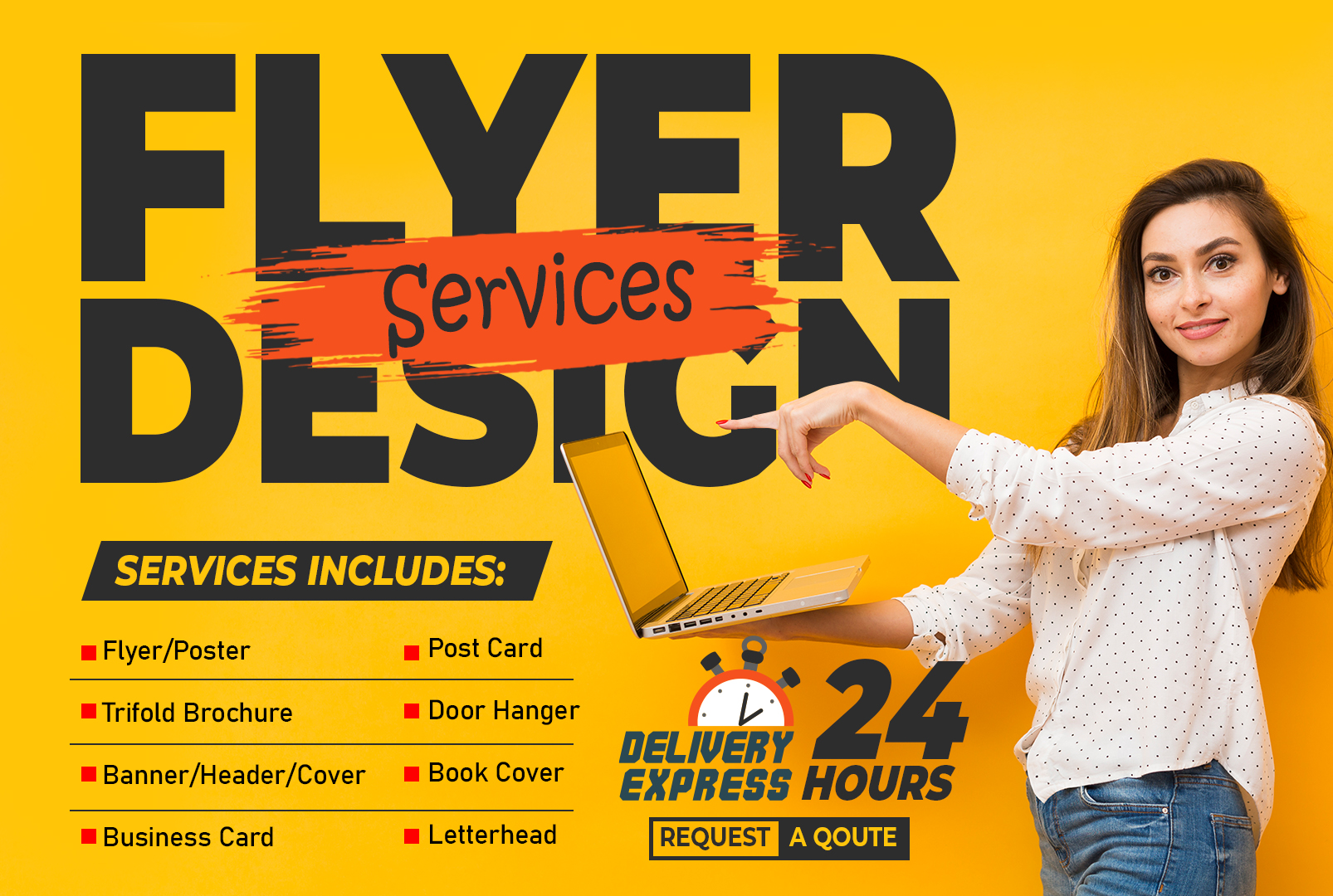 I will design you flyer/poster