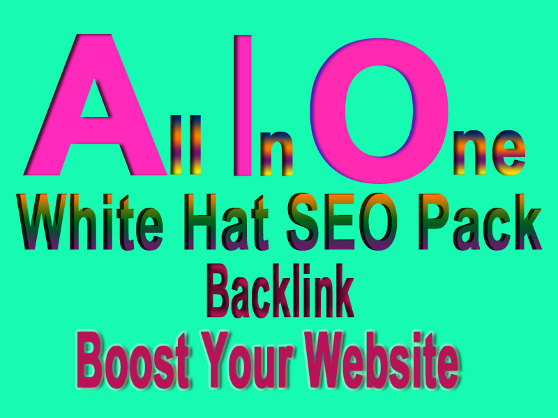 I will Provide You All In One White Hat SEO Package B...