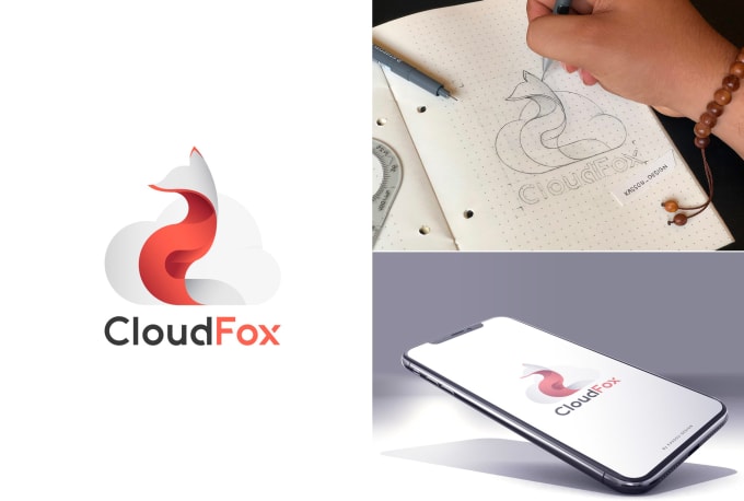I will design a unique modern logo with free revision...