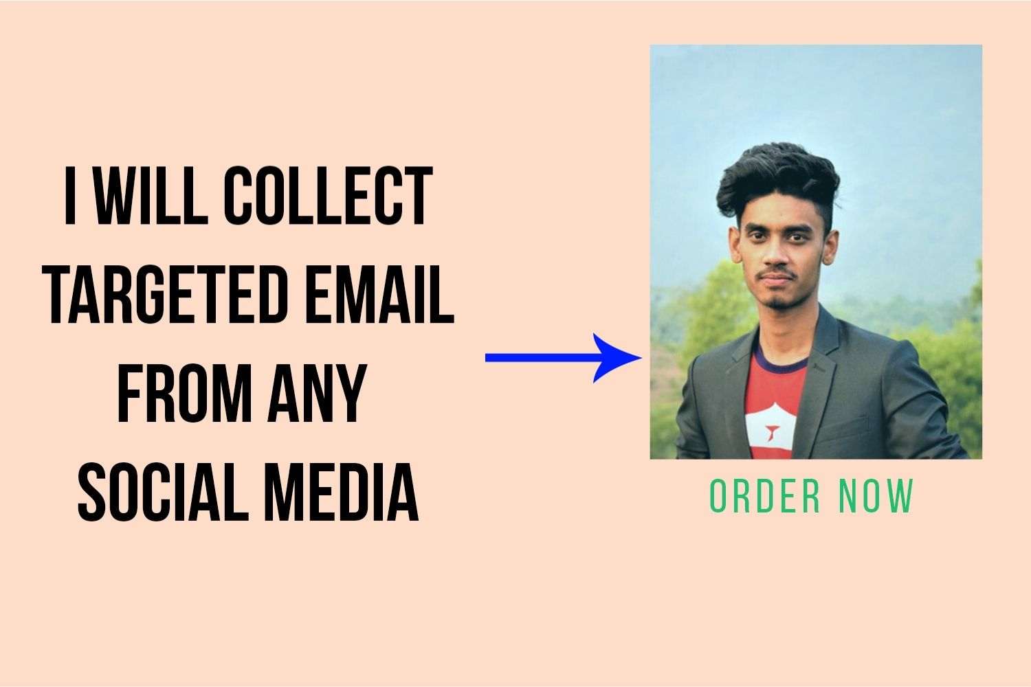 I will collect 3000 active emails from social media o...