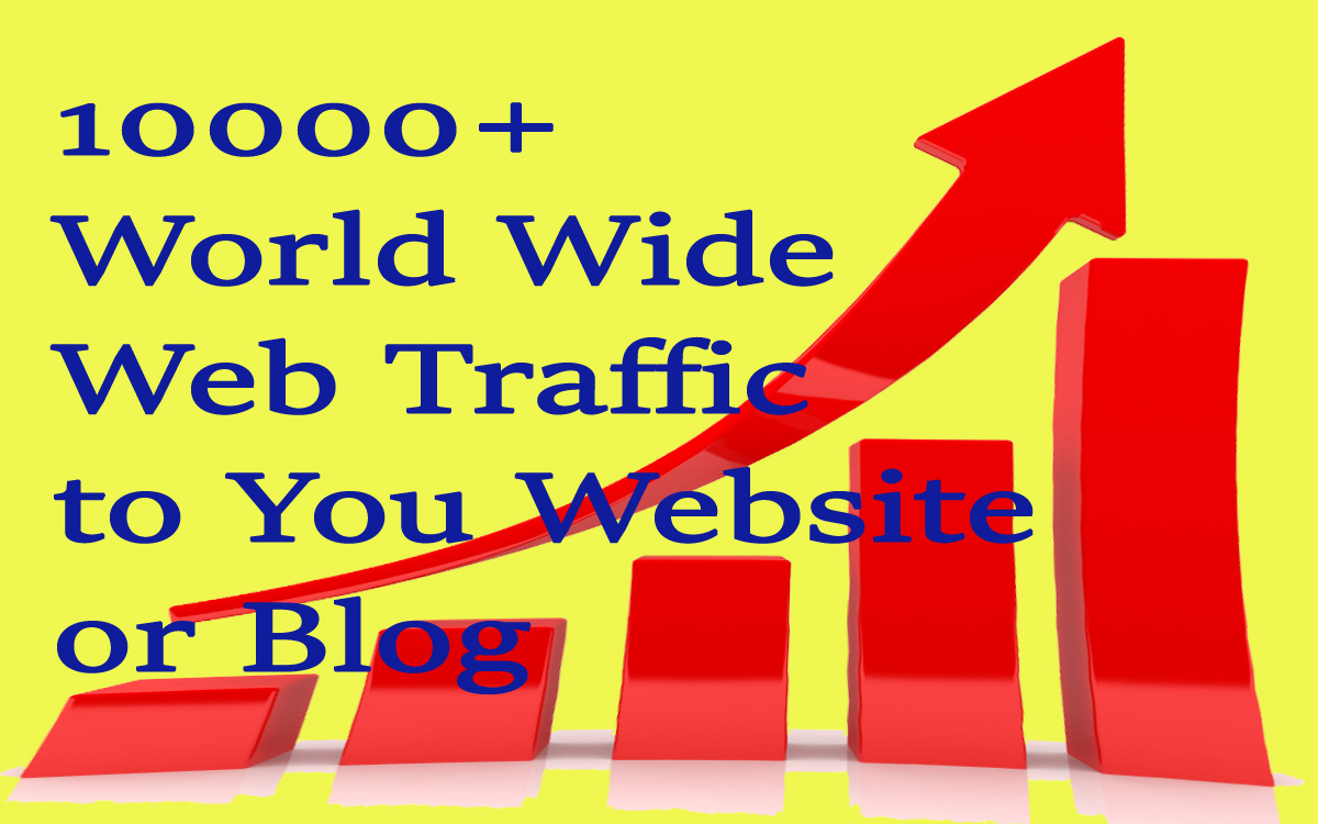 10000 plus World Wide Web Traffic for your website