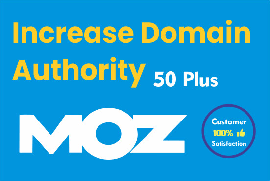 I will increase domain authority da upto 50 plus guar...