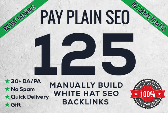 create 125 high da pa quality backlinks