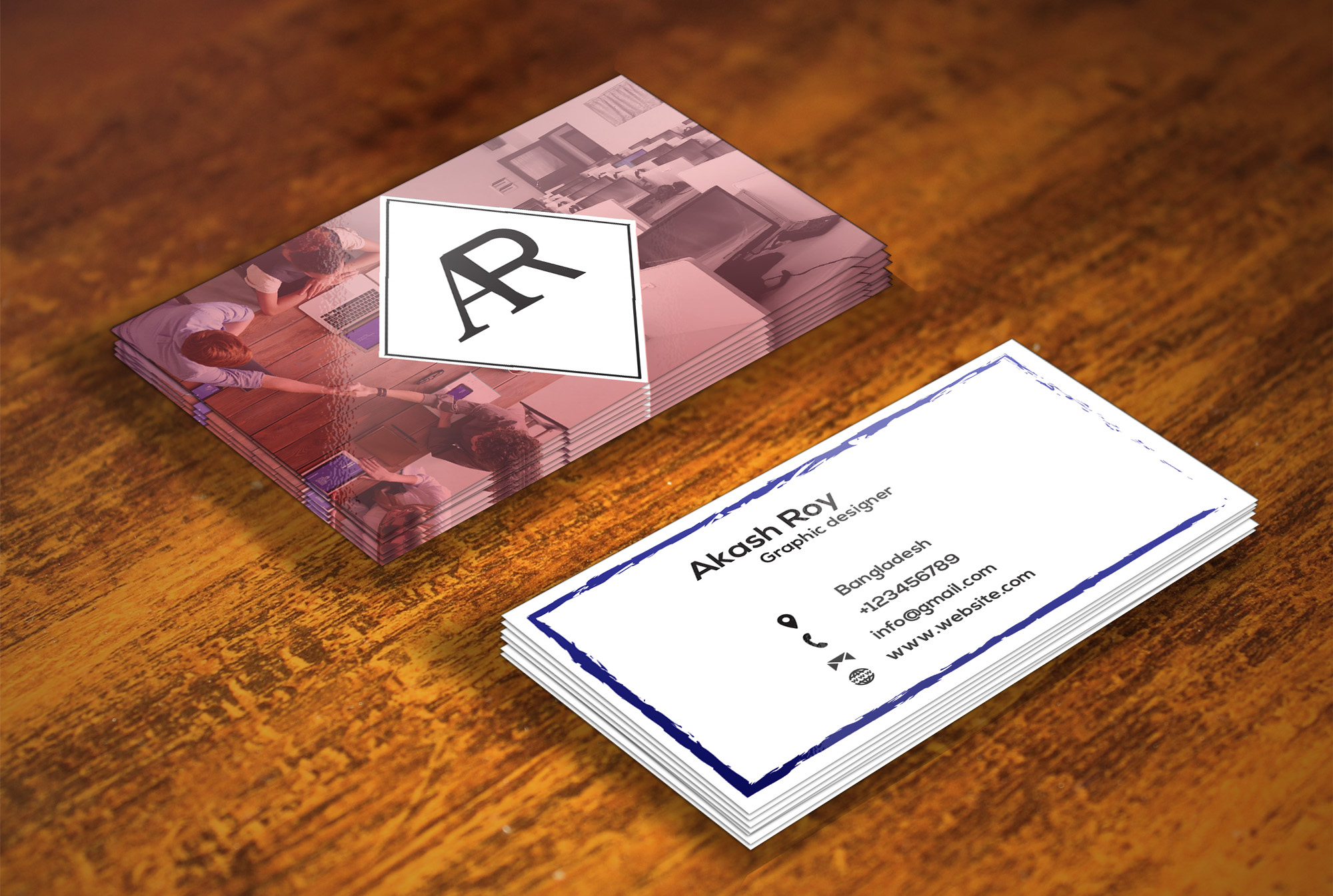 I will design professional business card for You and ...