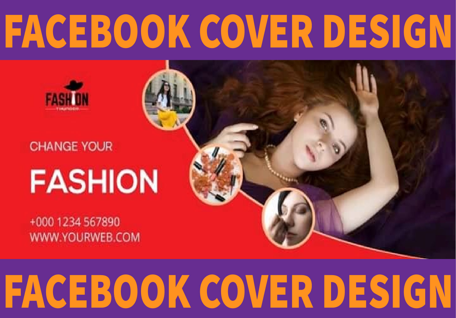 I will design facebook cover, art, web banner, log...