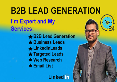 I will do 100 b2b lead generation and web research