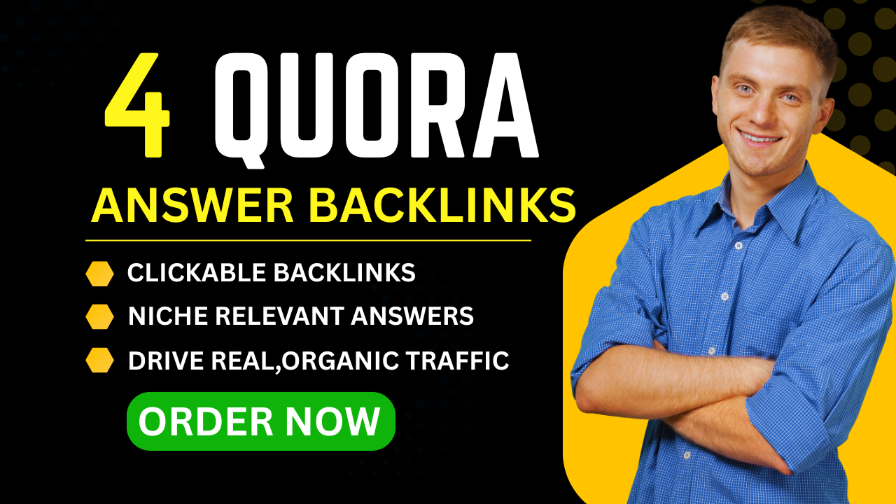 GET 4 High Quality Quora Answer To Promote Your Busin...