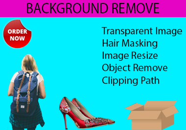 I will remove background any 5 image in 12 hour