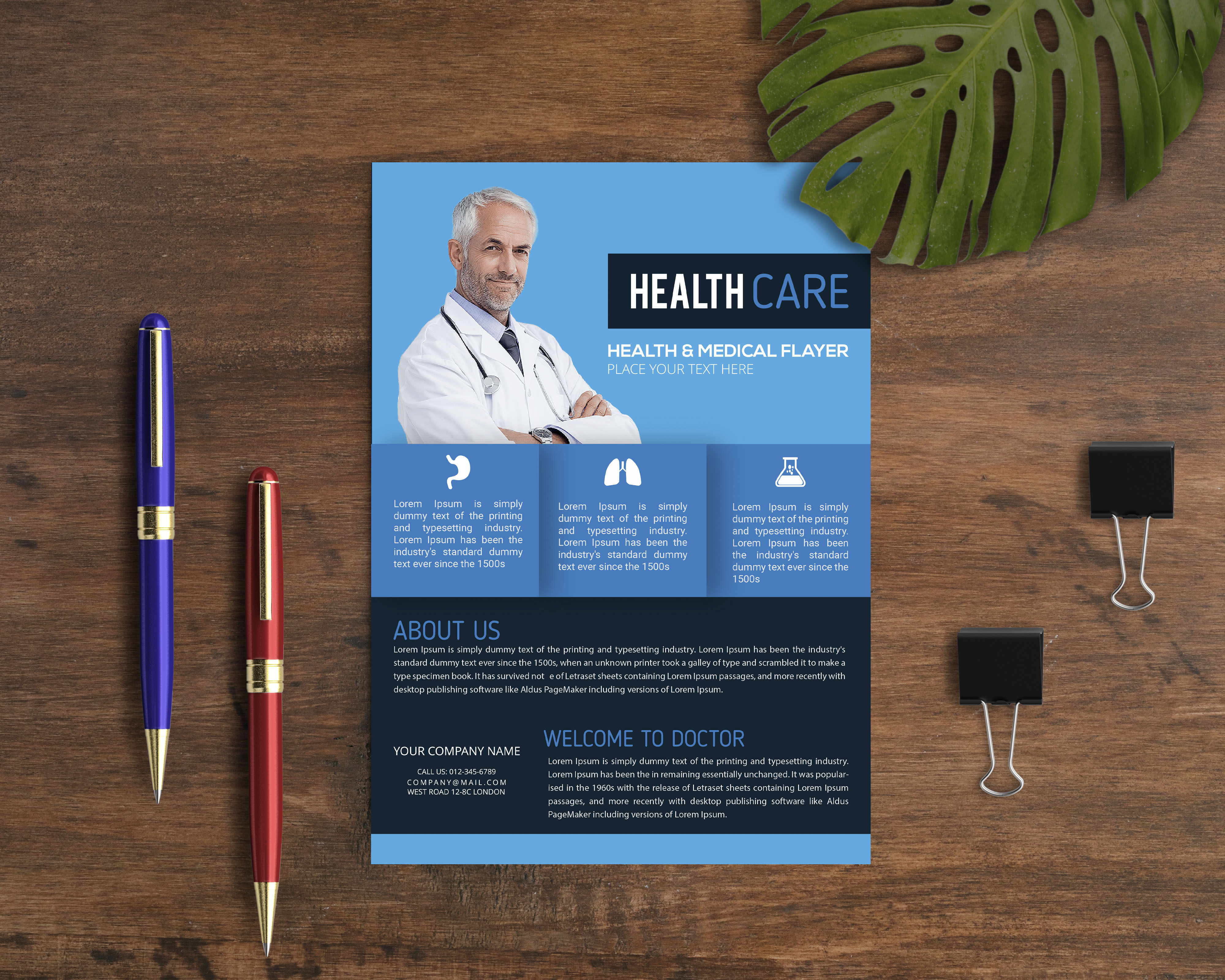 I Will Design Professional Corporate Medical Flyer An...