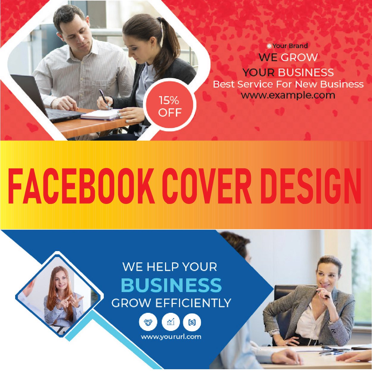 I will create a facebook cover photo banner design in...