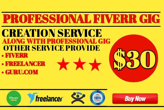 I will create a professional freelance account for yo...