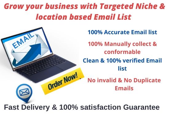 Grow your business by 2k Bulk Email list with low cos...