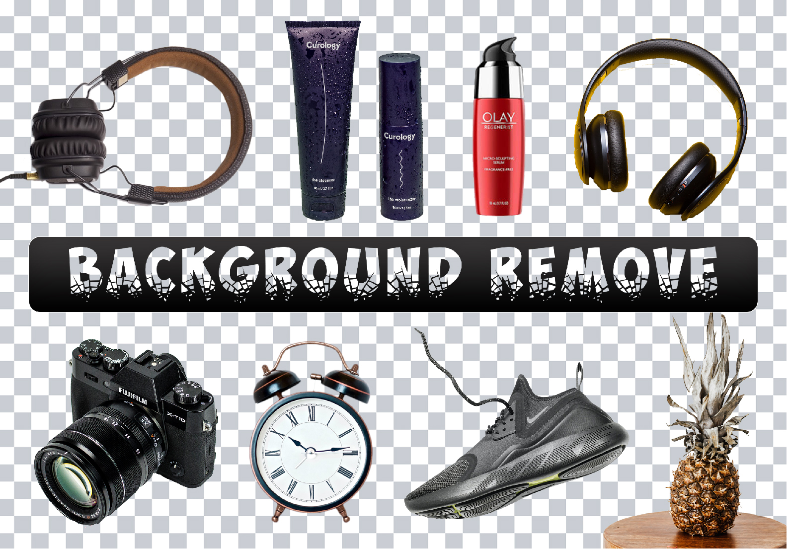 I will remove background or cut out 5 images