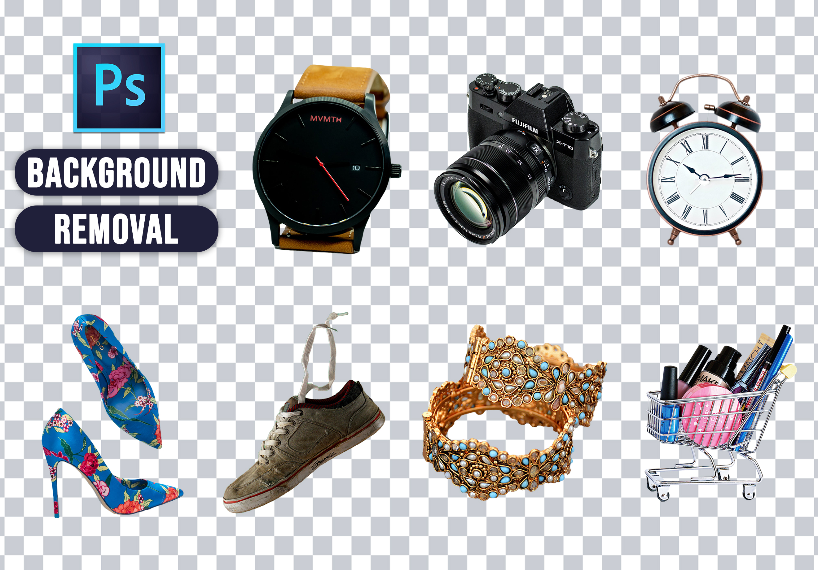 I will do 20 photos background removal in less then 2...