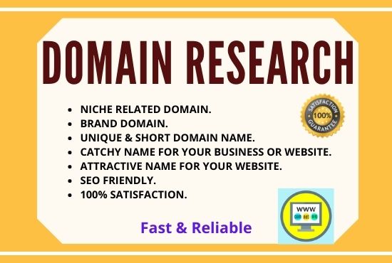 I will find appropriate domain name for your brands a...