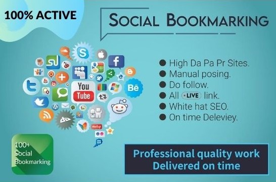 I will create 50 plus high-quality social bookmarking...