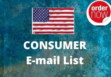 I will provide you USA based 5k varified consumer lis...