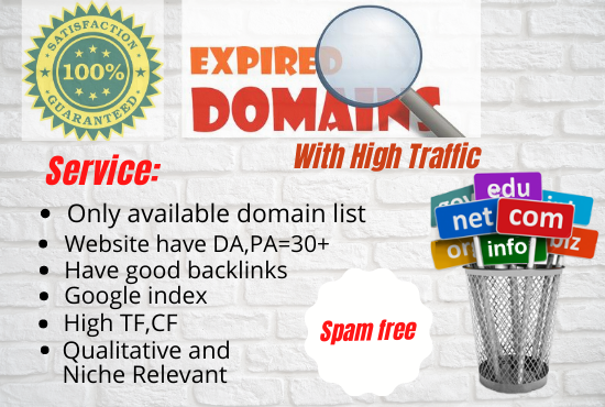 I will find & research 1 niche relevant Expired D...