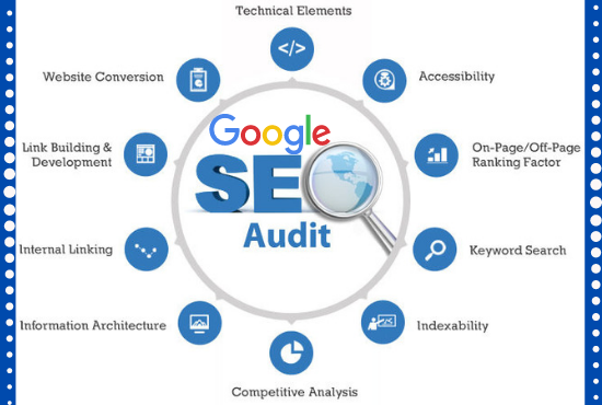 Provide a professional SEO Audit report & competi...