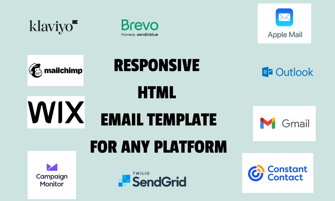 I will do design responsive html email template for a...