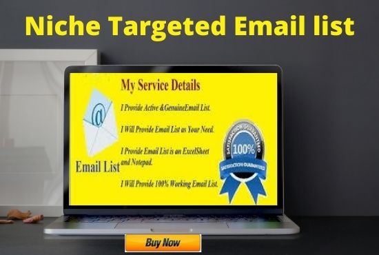 I will do niche targeted email collection for email m...
