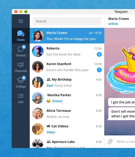 TLGM Messanger - Send files and/or messages to a list...