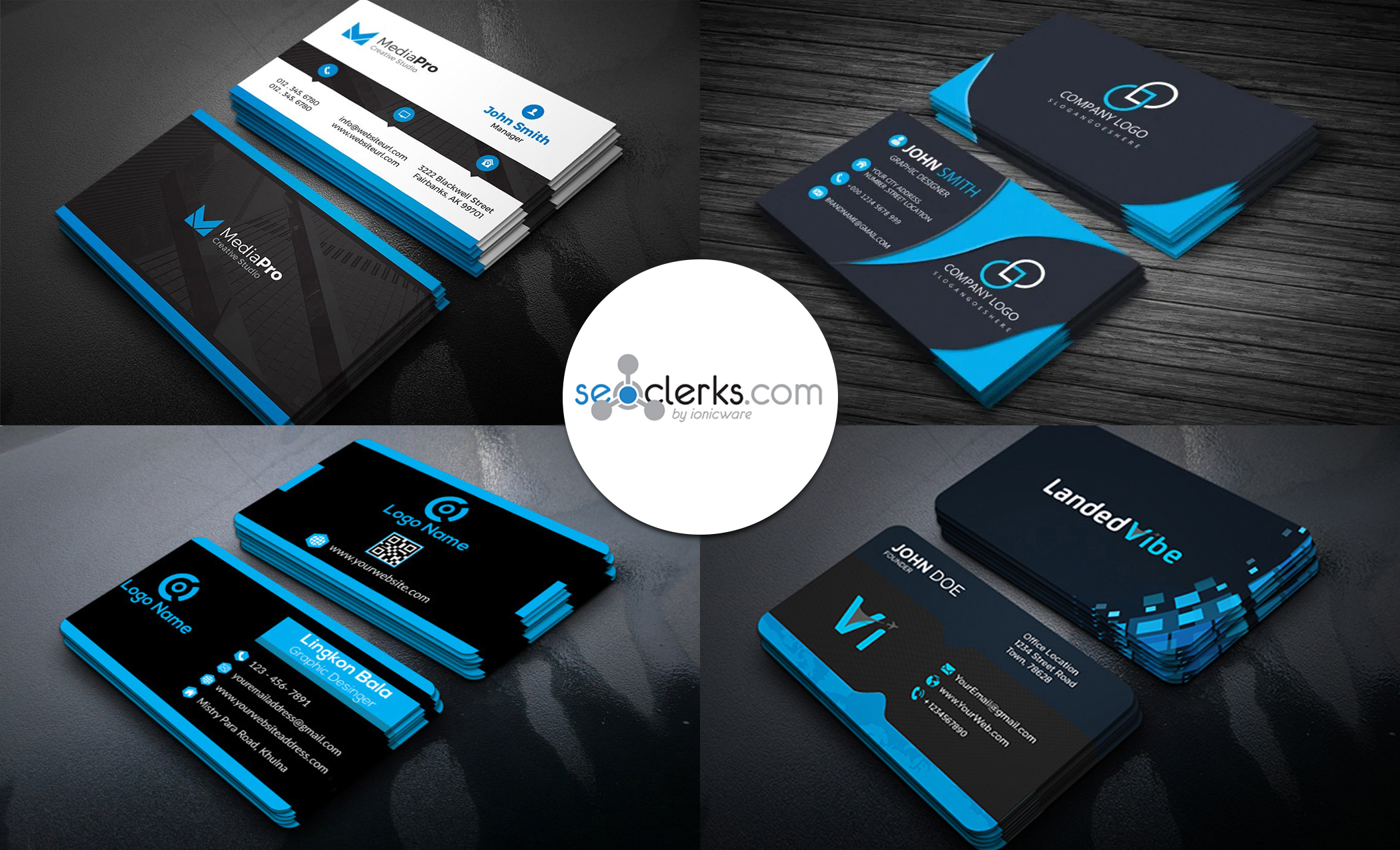 I will design professional modern minimal business ca...