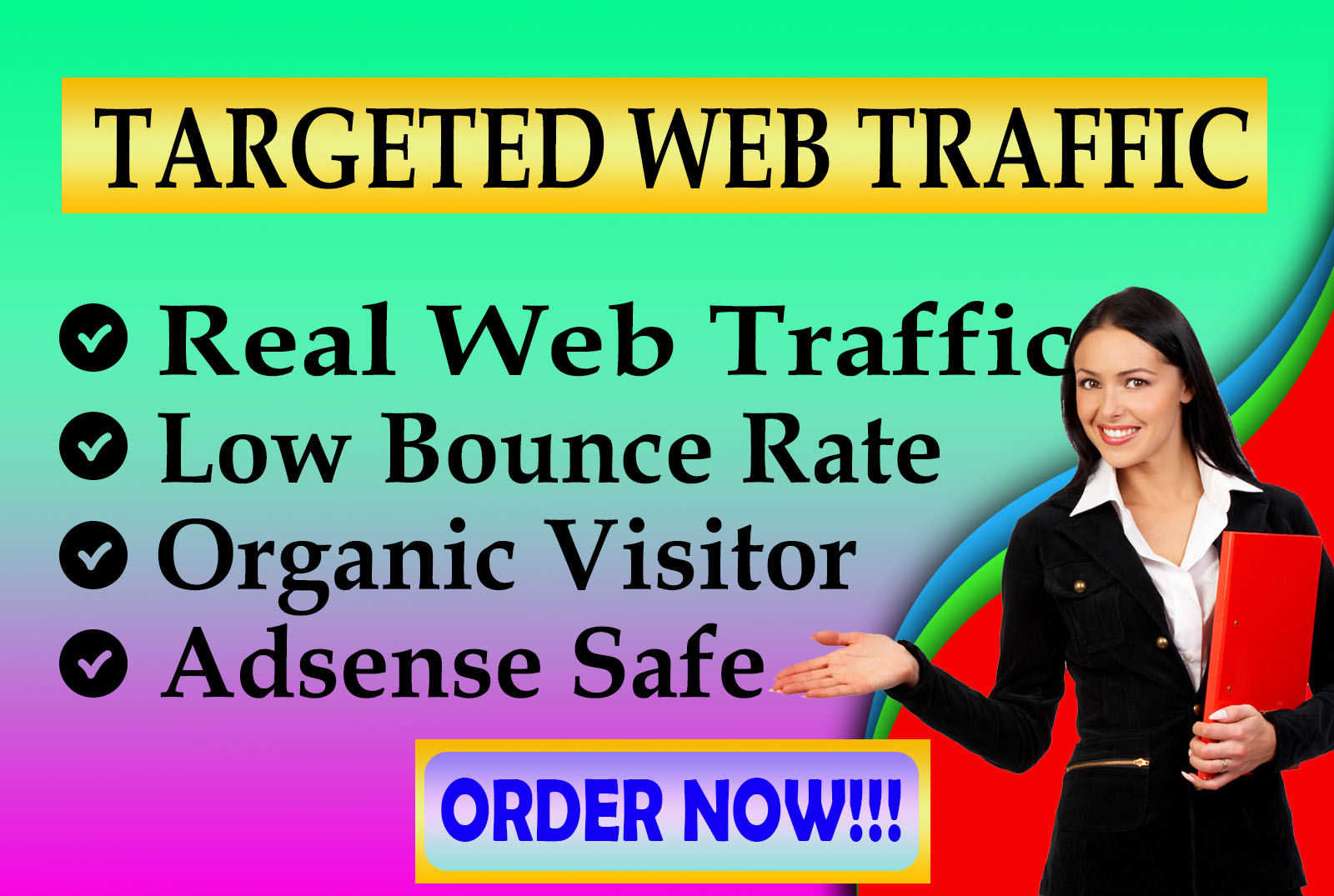 I will bring real USA targeted web traffic, real dai...