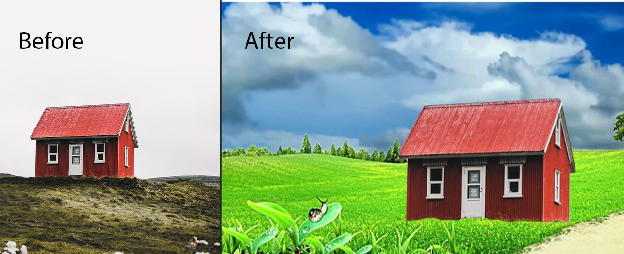 I will do Graphic Design background change of images ...